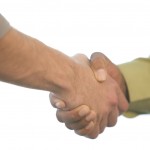 Successful Terms Negotiation Handshake Image